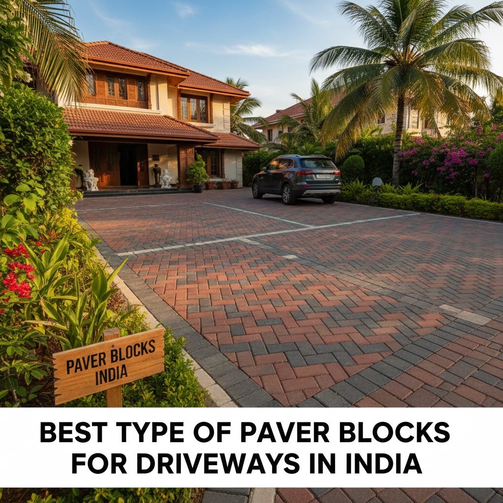 Best Type of Paver Blocks for Driveways in India