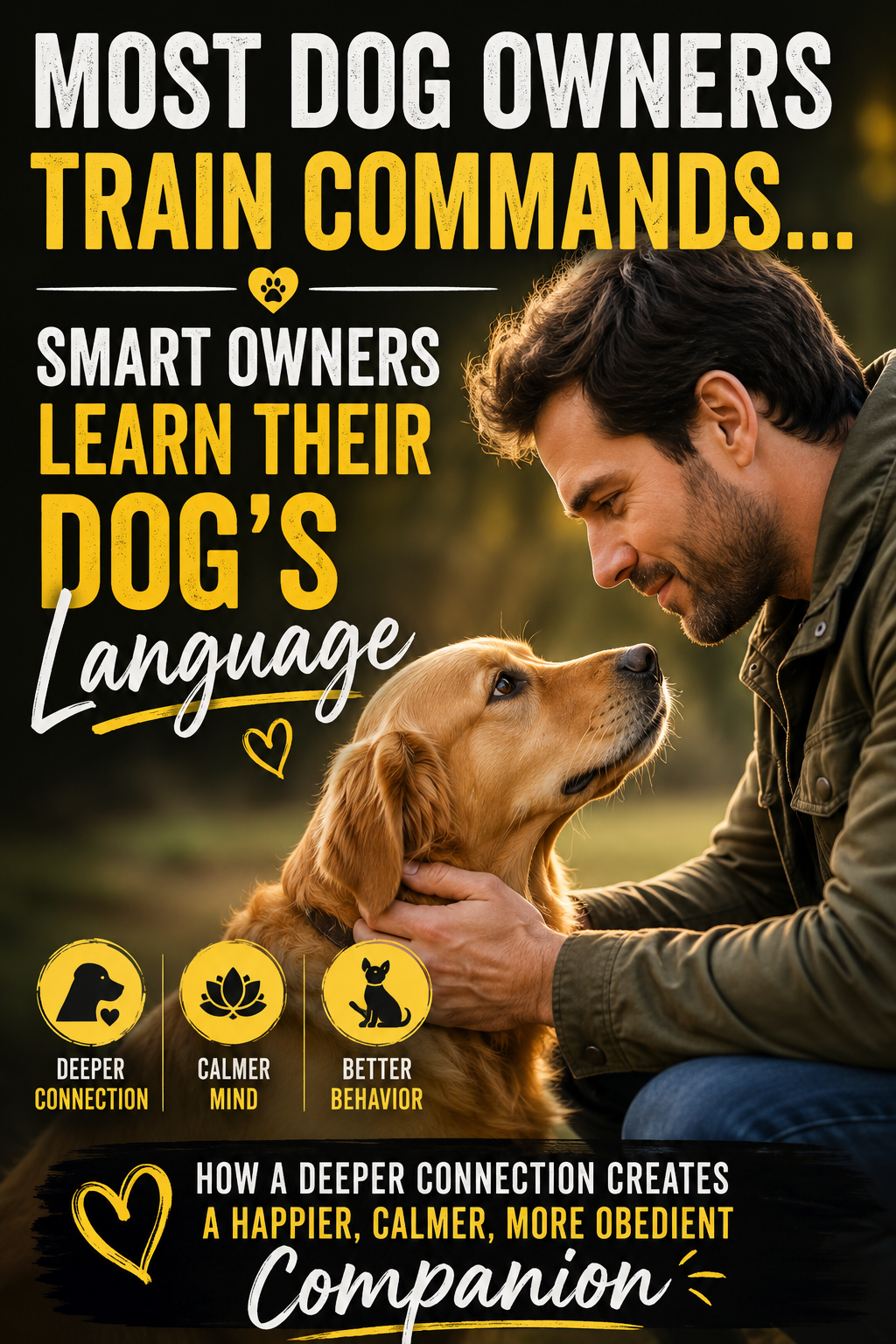 Most Dog Owners Train Command: Smart Dog Owners Learn Their Dog`s Language