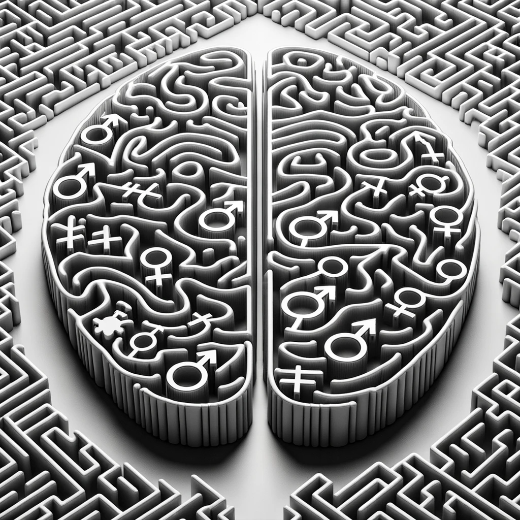 Navigating the Mind-Map: Unraveling the Tapestry of Gender Psychology  by Sora Pazer  Oct 