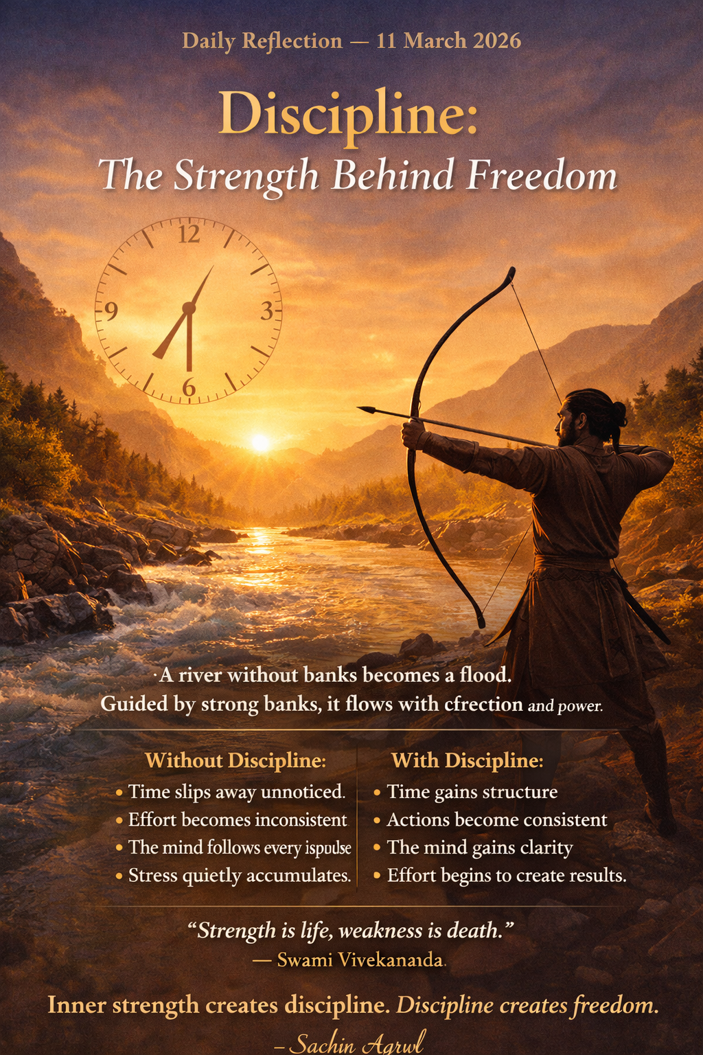 Discipline: Strength That Creates Freedom & Decides Destiny