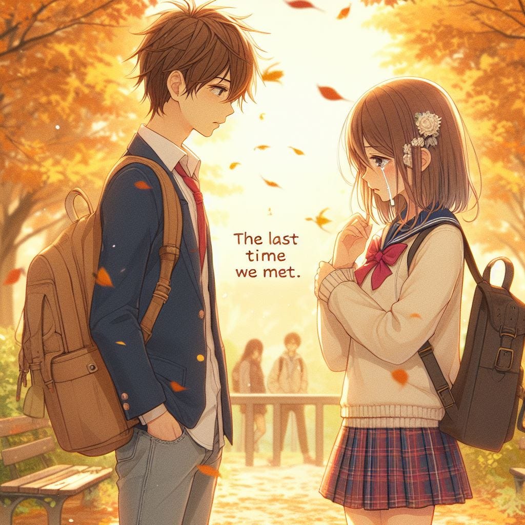 The last time we met she came she came because it was to be by