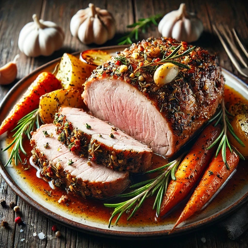 Savory Garlic Herb Pork Marinade