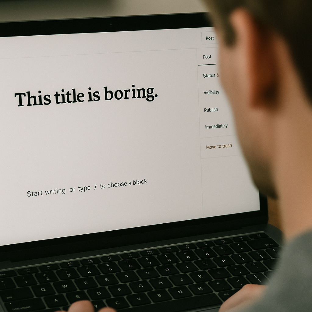 Why Nobody Reads Your Blog and What to Do About It