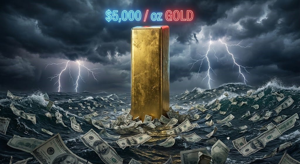 The Real Cause of the 2026 Gold $5,000 Shock: How Geopolitical Rupture and the Collapse of Dollar…