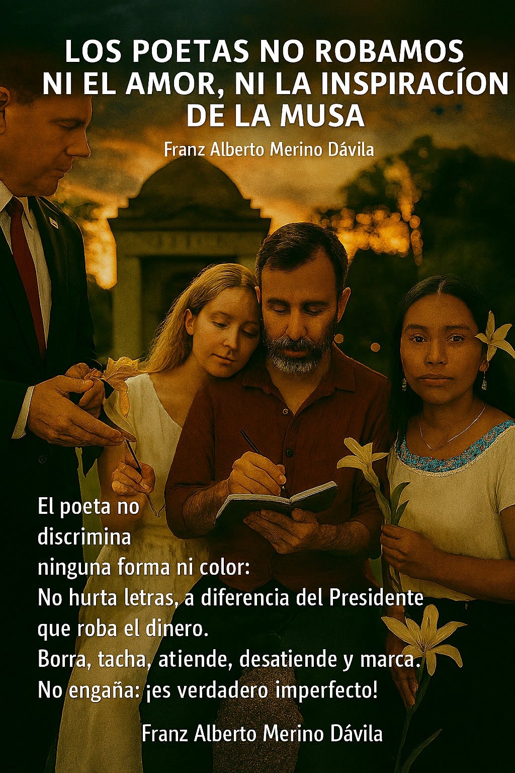 LOS POETAS NO ROBAMOS NI EL AMOR, NI LA INSPIRACIÓN DE LA MUSA.