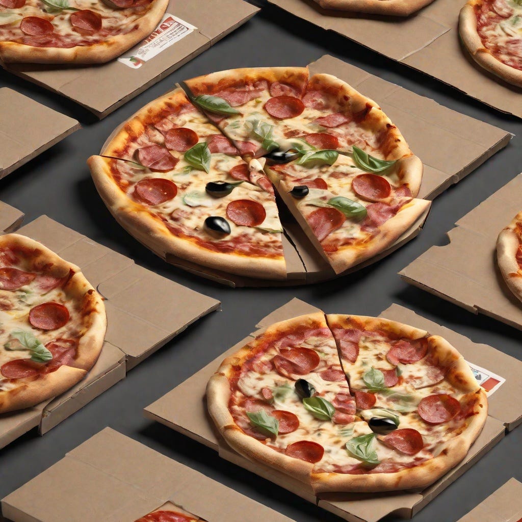 10 inch Pizza Boxes With Dividers Pizzatle Medium
