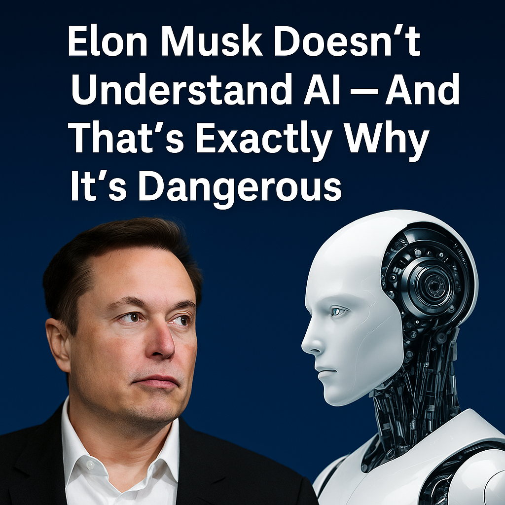 Elon Musk Doesn’t Understand AI And That’s Exactly Why It’s Dangerous