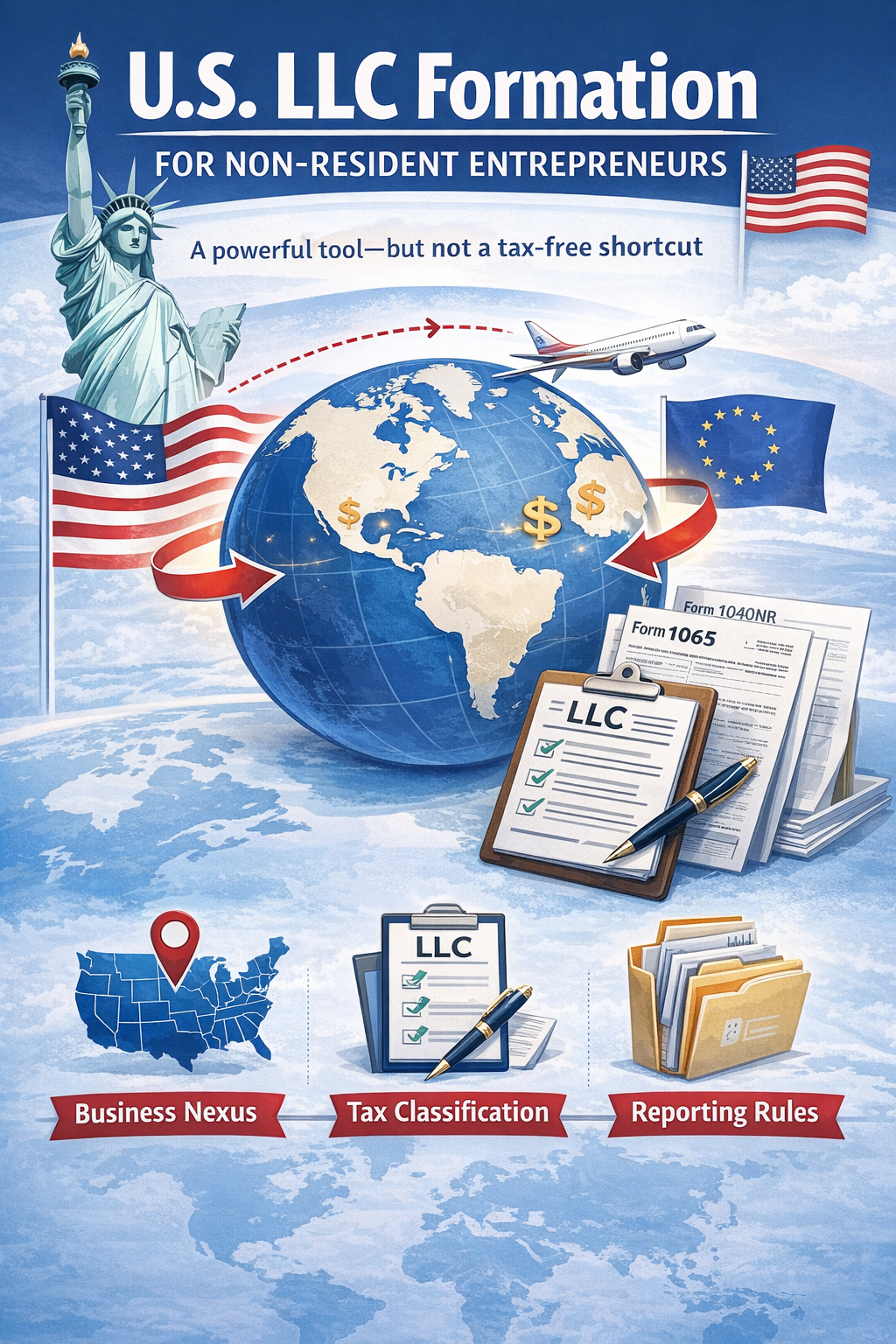 U.S. LLC Formation for Non-Resident Entrepreneurs: What It Is (and What It Isn’t)