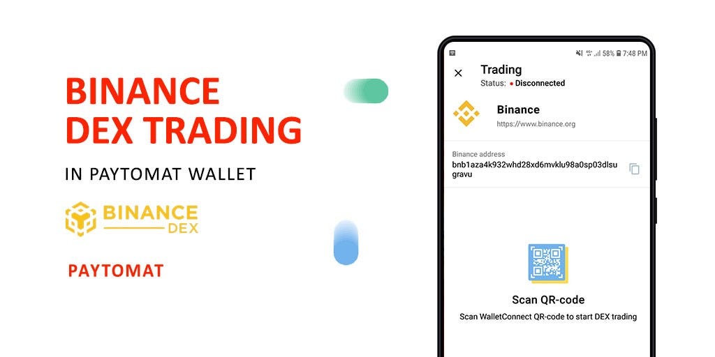 Una instrucción para comerciar en Binance Dex con Paytomat Wallet | by Alex  Mazzega | Paytomat España | Medium