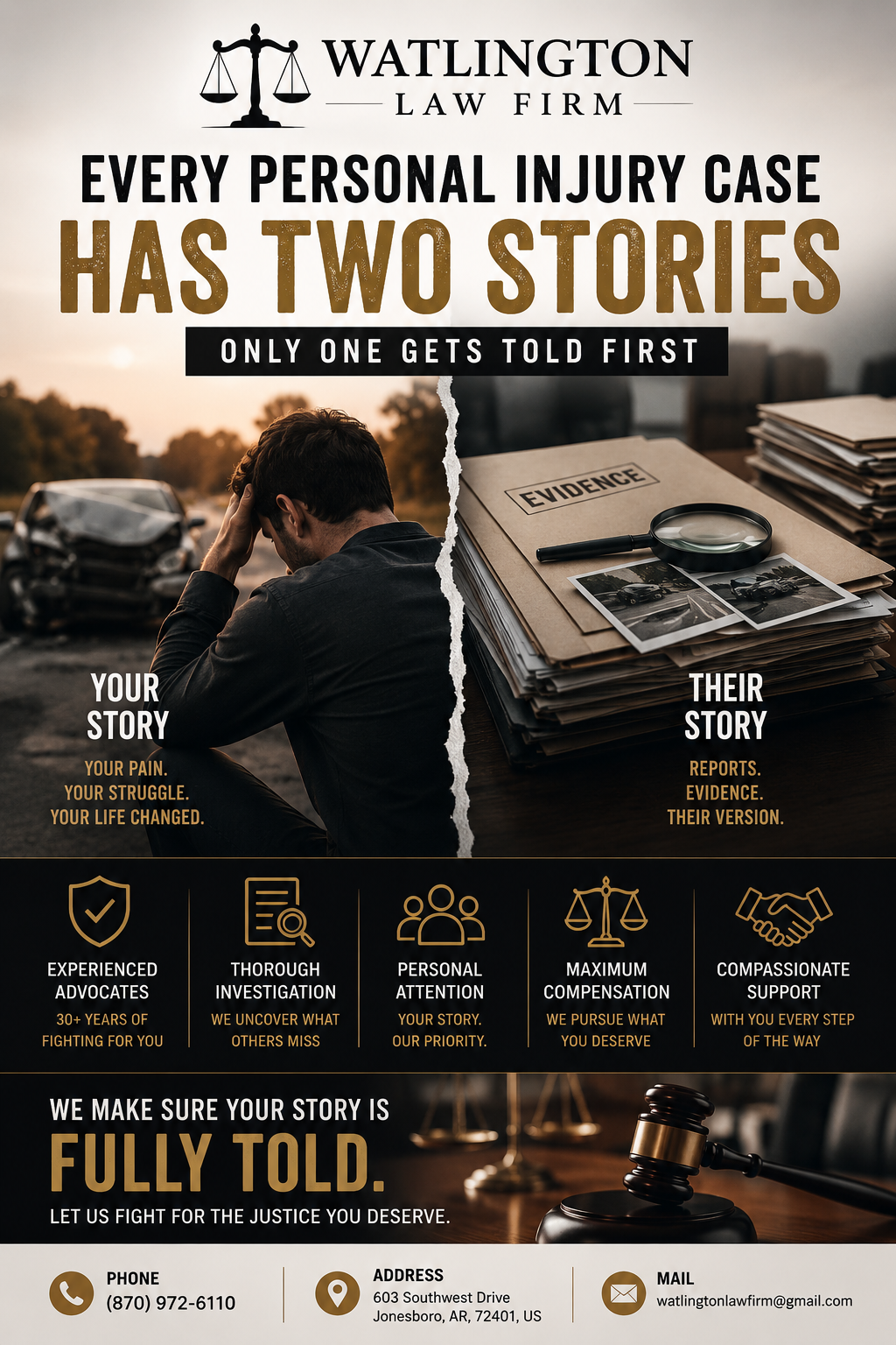 ⚖️ Your Story Deserves to Be Heard