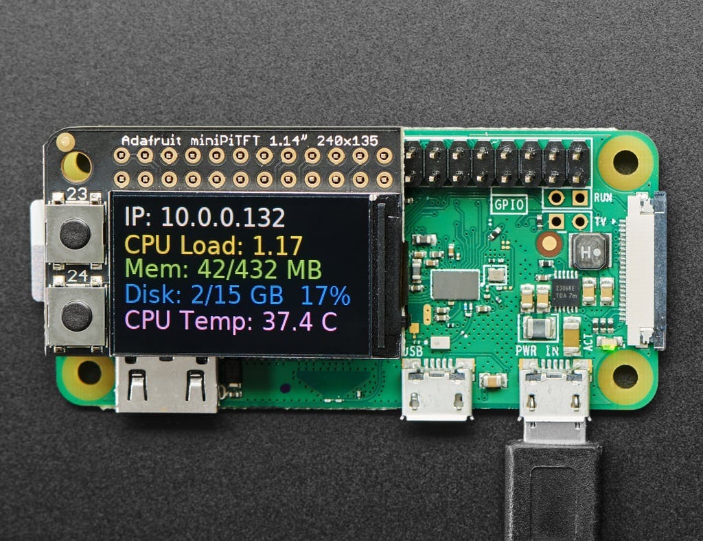 How to connect Raspberry Pi Zero 2W to TFT display screen?