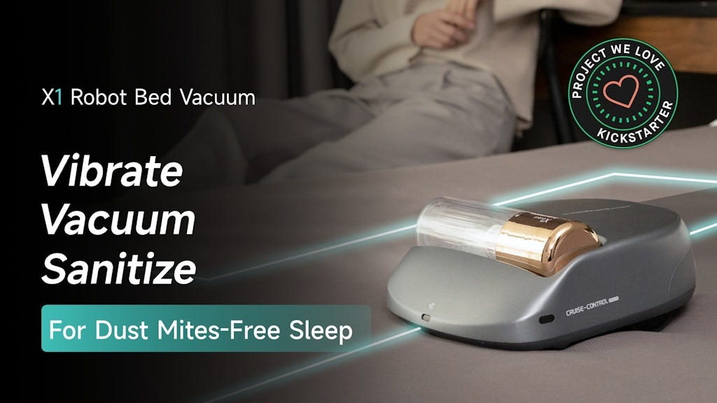 X1 Robot Bed Vacuum Targets Dust Mites by TopCrowdfundingCampaigns