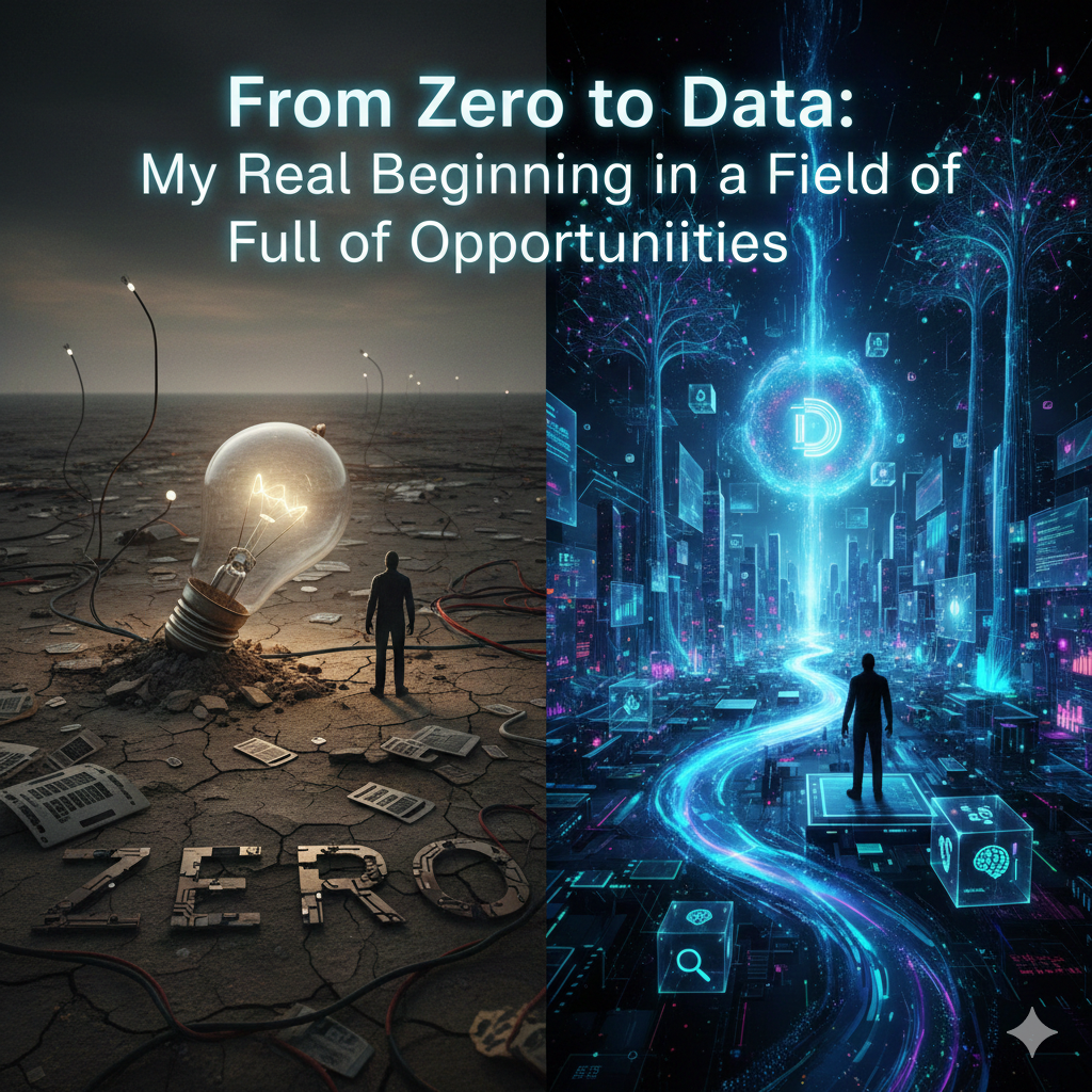 From Zero to Data: My Real Beginning in a Field Full of Opportunities