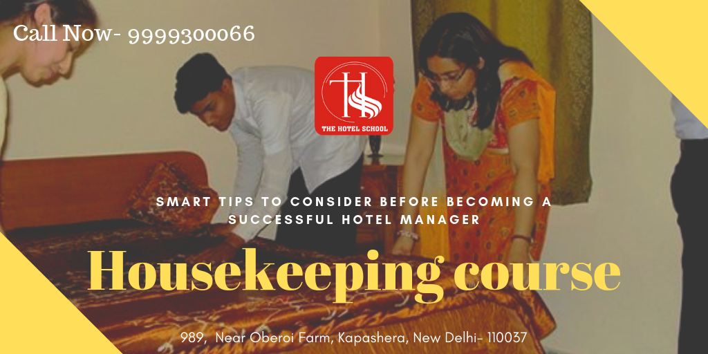 The Hotel School. Housekeeping means proper upkeep and… by The Hotel