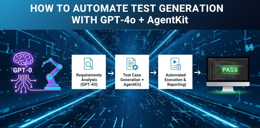 How to Automate Test Generation with GPT-4o + AgentKit