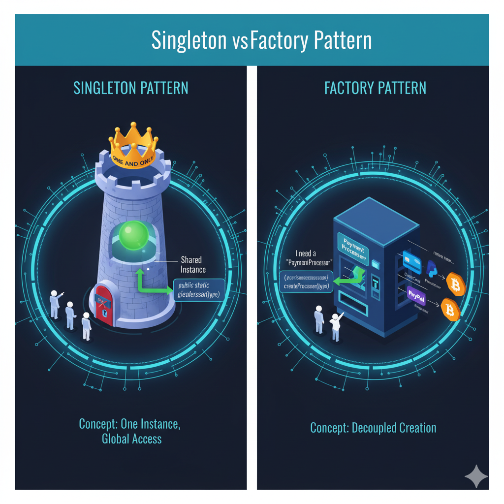 Singleton & Factory: The Two Design Patterns You Actually Need to Know ...