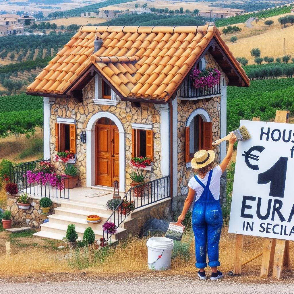 1 Euro Houses 2024. Well, it’s time to talk about the 1… by 1 Euro