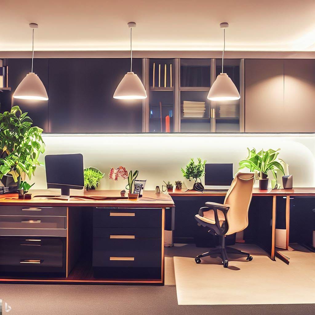 10 Aesthetic Ways for Lighting Workplace, by Irza Javed