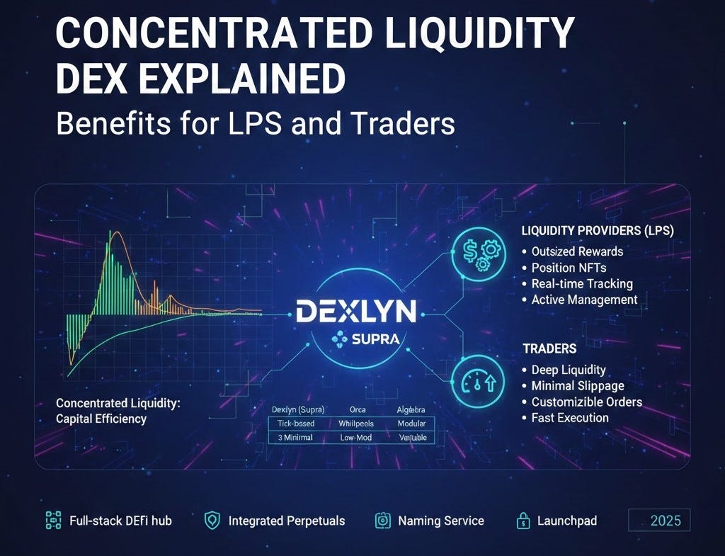 Concentrated Liquidity DEX Explained: Benefits for LPs and Traders