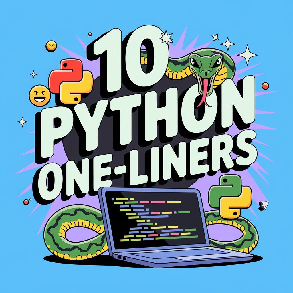 💡 10 Python One-Liners That Will Make Your Coding Life So Much Easier ...