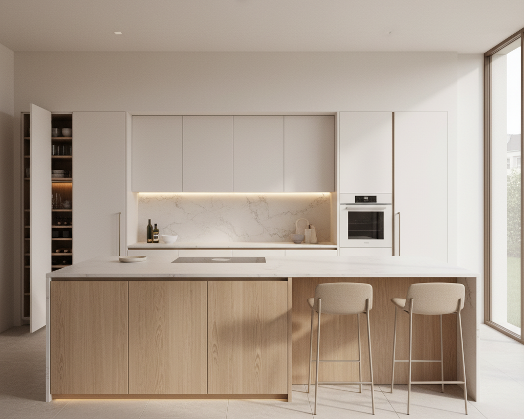 Modern Luxury Kitchens Built on Simplicity and Precision