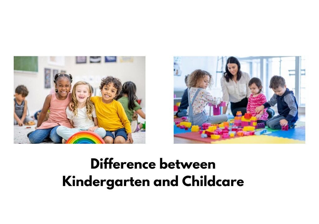 What Is The Difference Between Nursery School And Kindergarten By