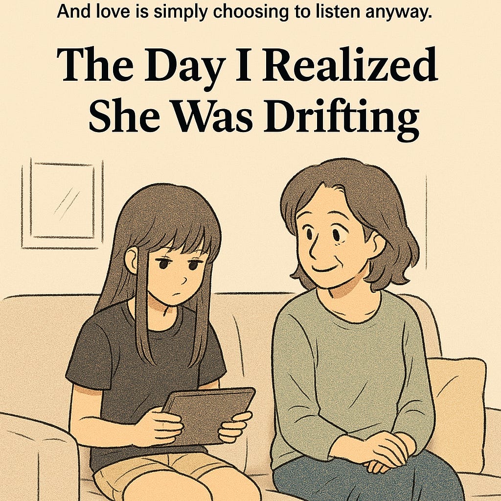 The Day I Realized She Was Drifting | by Ria | Apr, 2025 | Medium
