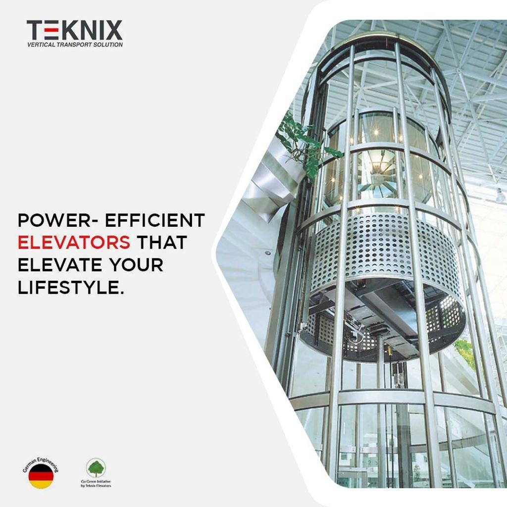 Power Efficient Elevator in Bangalore by Teknix Elevators teknix