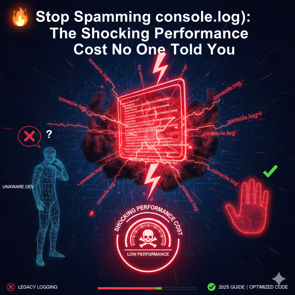 🔥 Stop Spamming console.log() The Shocking Performance Cost No One