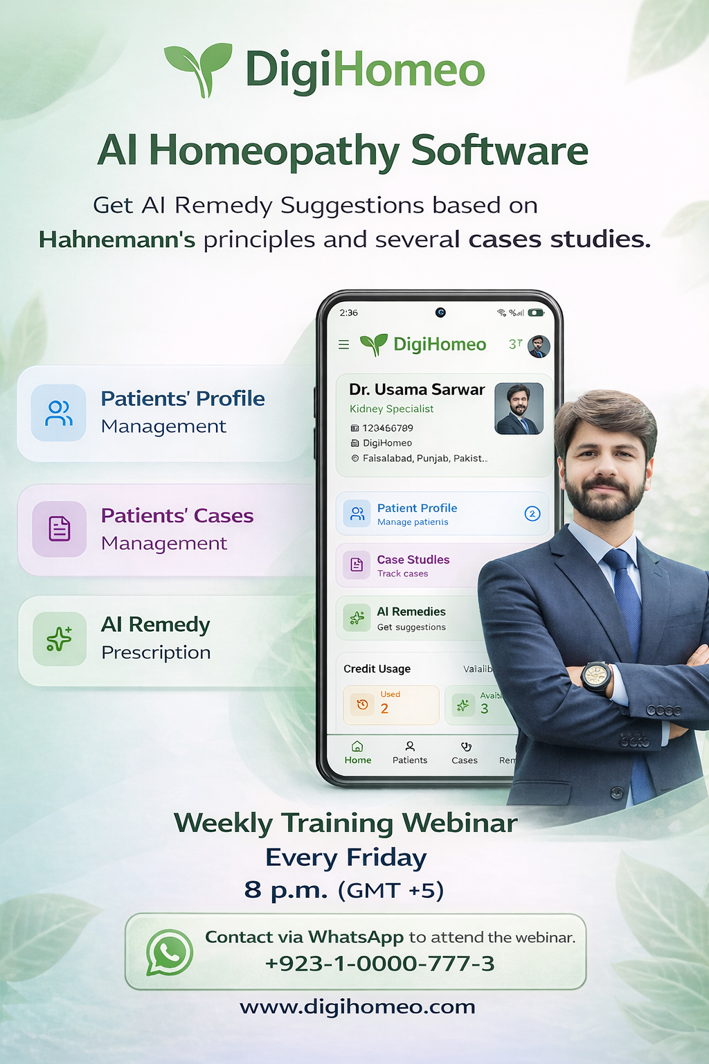 DigiHomeo Weekly Training Session