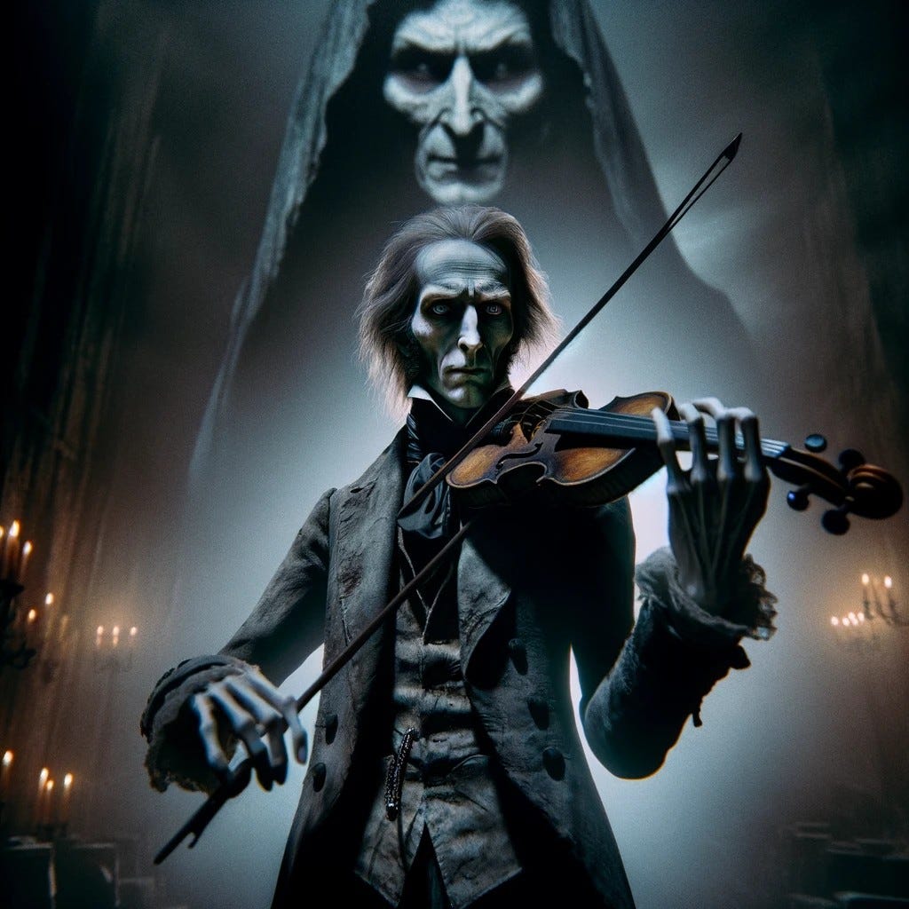 Niccolò Paganini The Mysterious Devils Violinist By Ragnarr Rasmusson Medium 3021