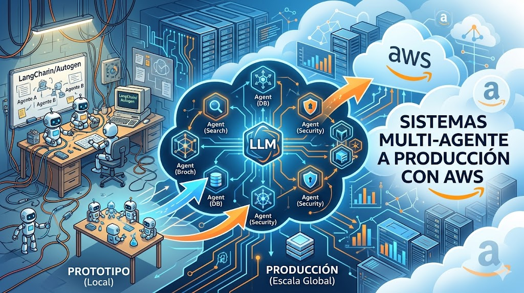 Sistemas multiagente: cómo AWS puede ayudar a llevar los prototipos a producción