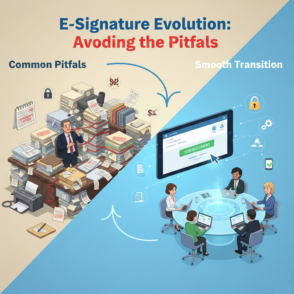 Common Pitfalls to Avoid When Transitioning to E-Signature Technology