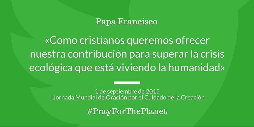10 consejos del Papa Francisco para cuidar el medioambiente | by Opus