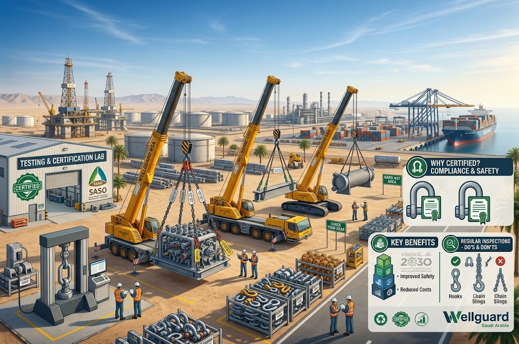 Importance of Certified Lifting Accessories for Safe Industrial Operations in Saudi Arabia