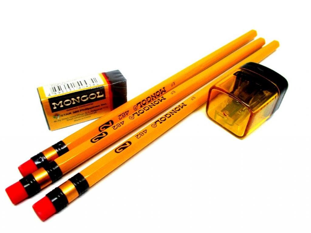 Pencils, Erasers and Sharpeners.. Hello! It’s been a while since you