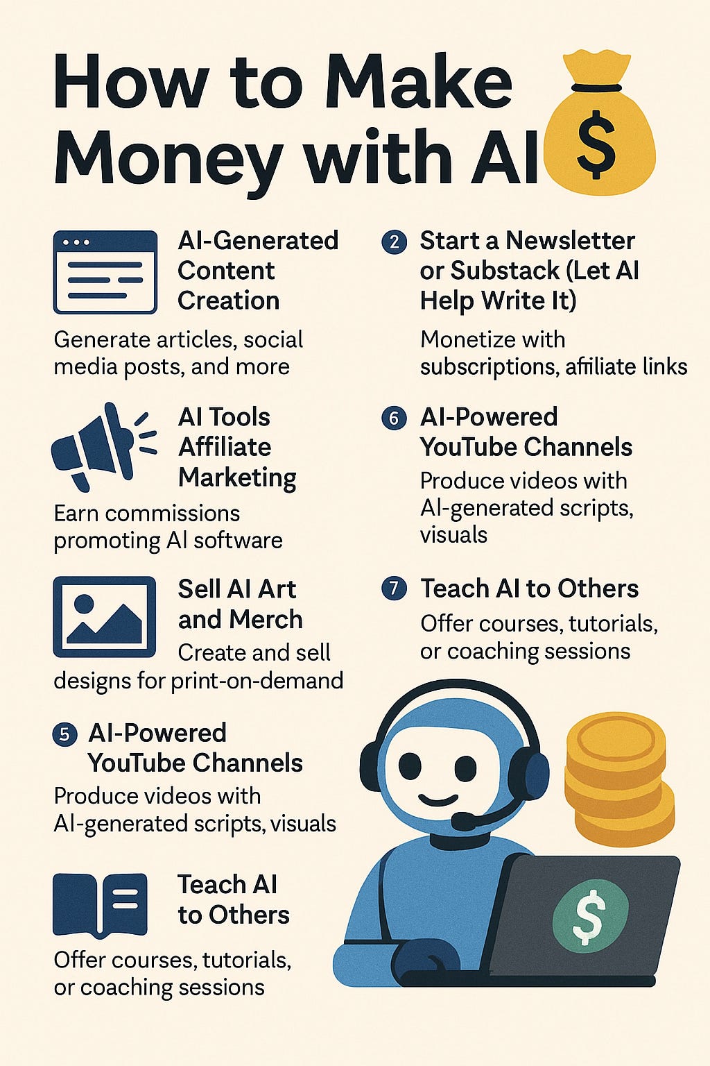 How to Make Money with AI (Without Being a Genius or a Robot)