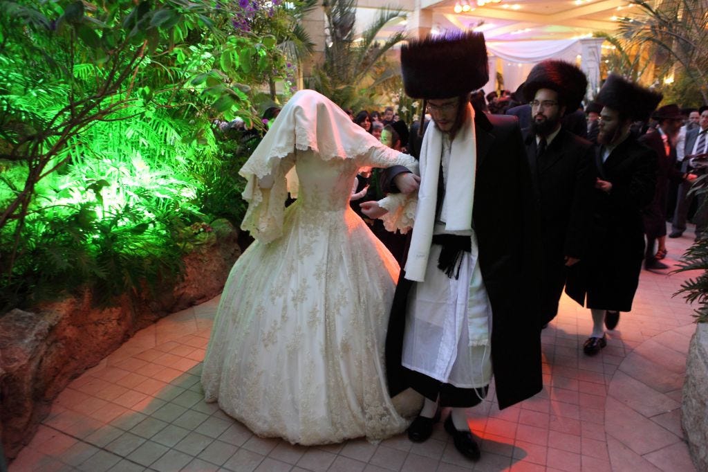 The First Night. My wedding ended early. Though Hasidic…, by Beatrice  Weber