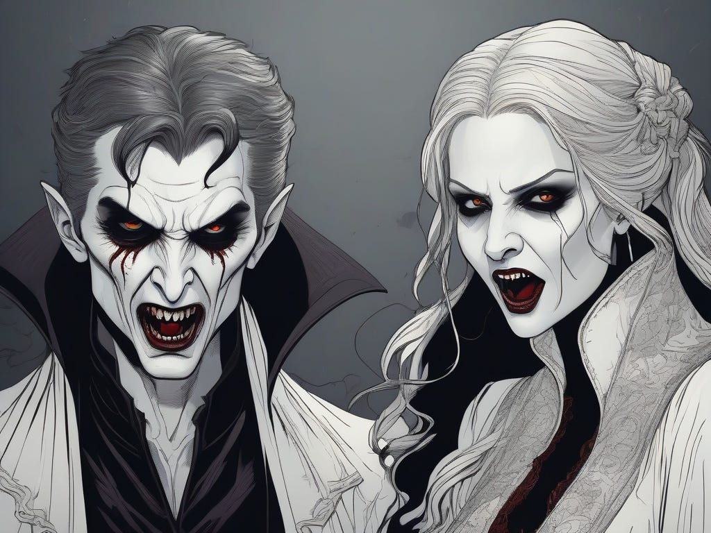 How to Draw a Vampire - Create a Bloodthirsty Vampire Drawing