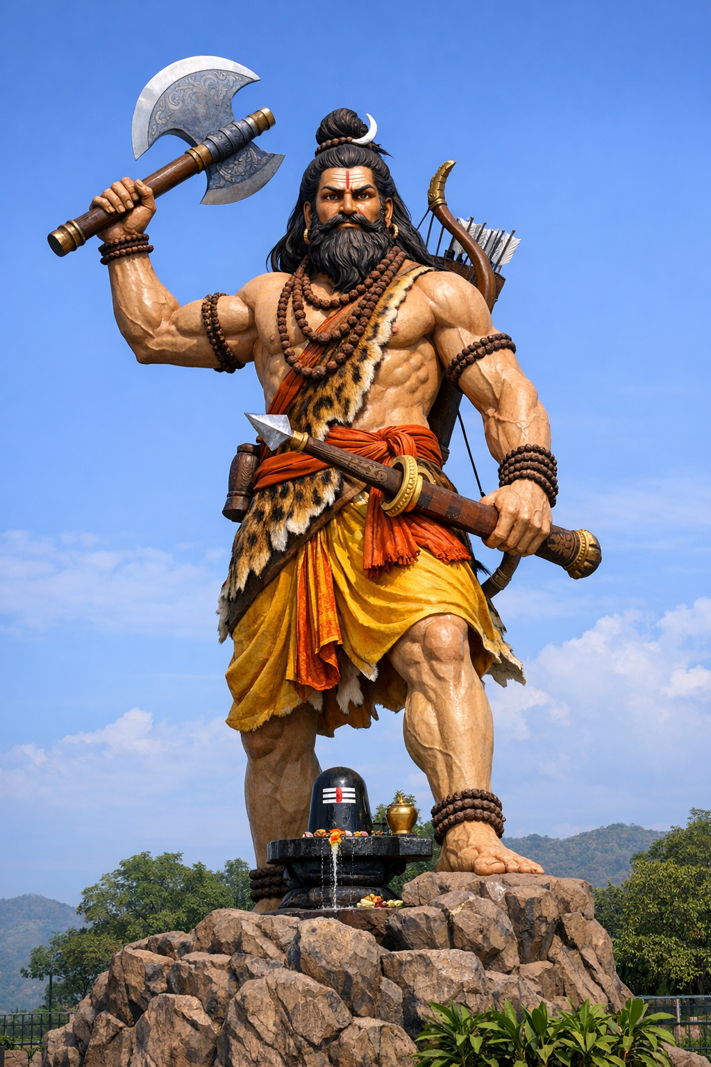 31-Feet Parshuram Bhagwan Statue
