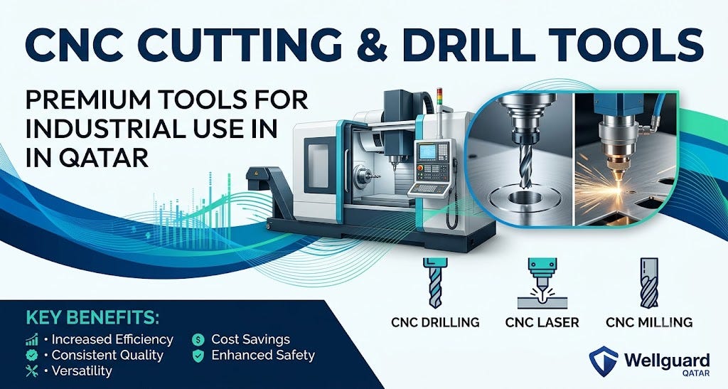 CNC Cutting Drill Tools in Qatar — Buy Premium Tools for Industrial Use