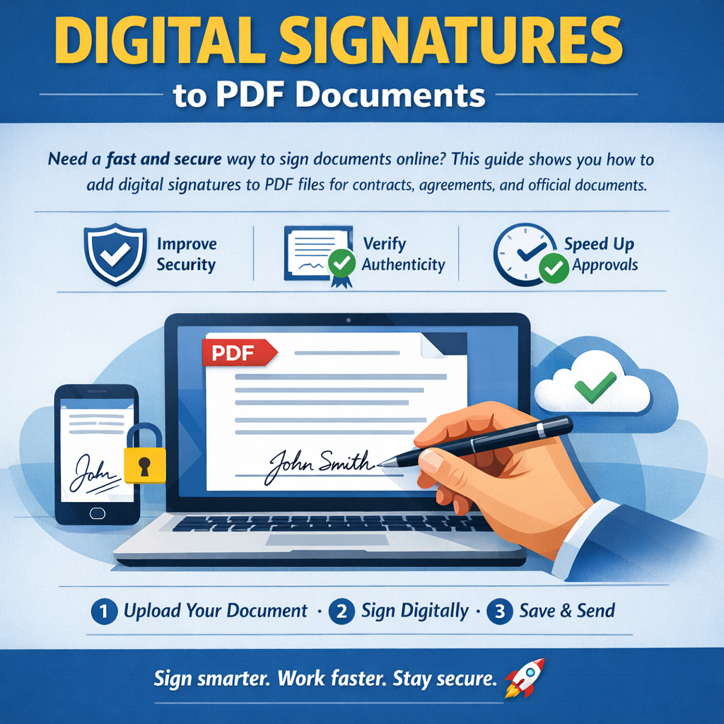 How to Add Digital Signatures to PDF Documents