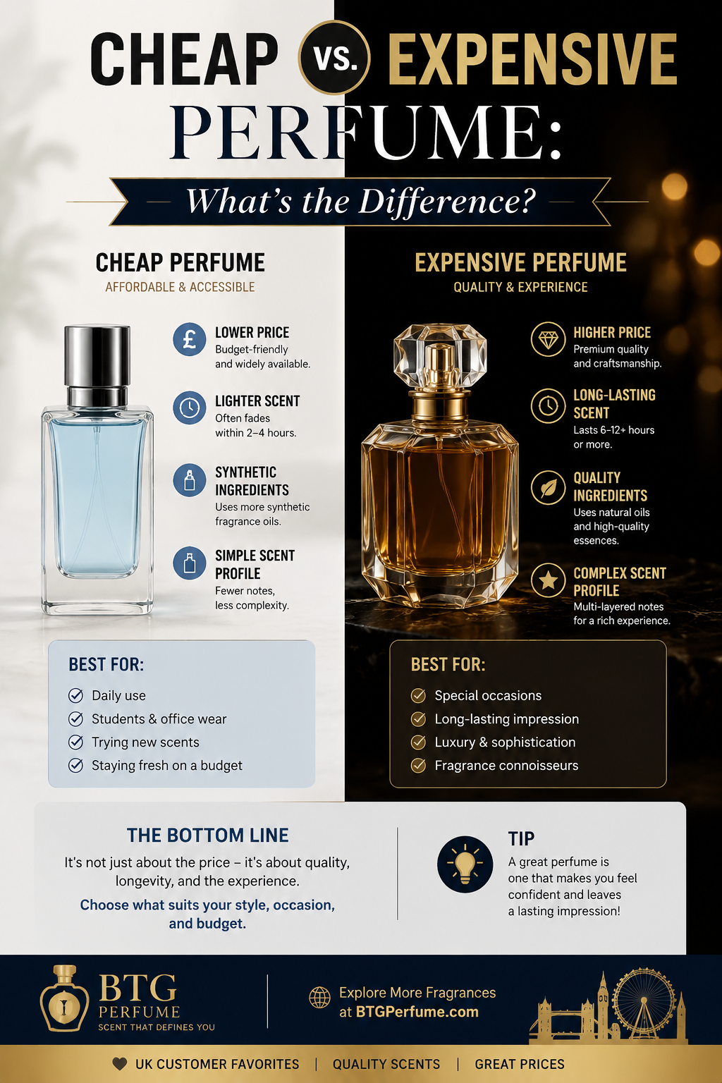 Cheap vs. Expensive Perfume: What’s the Difference?