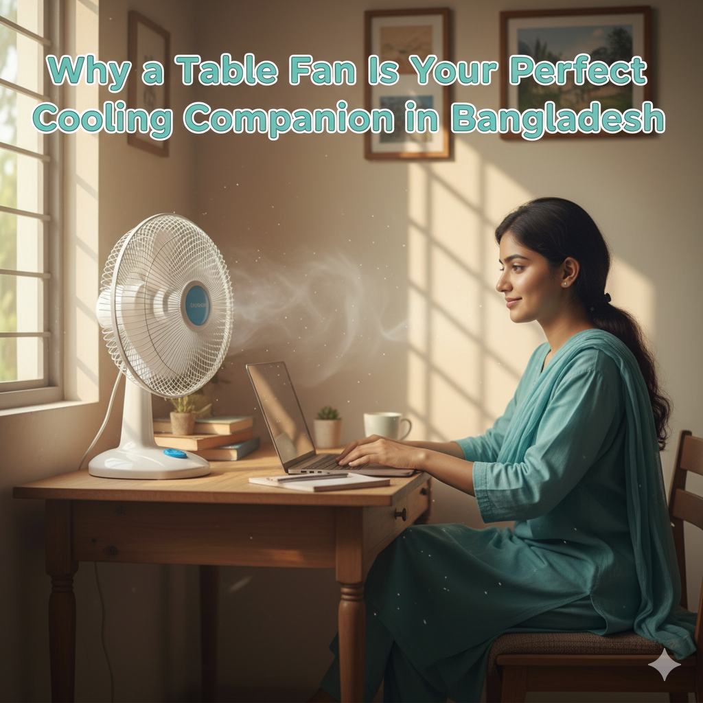 Why a Table Fan Is Your Perfect Cooling Companion in Bangladesh