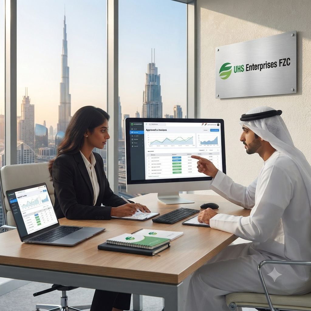 The modern business environment across the United Arab Emirates moves at an incredible pace. Whether you operate a growing trading venture in Dubai, a dynamic retail store in Sharjah, or an ambitious enterprise in Ajman, market demands require absolute speed, accuracy, and regulatory compliance. Managing ledgers, tracking stock, maintaining customer databases, and filing tax returns using isolated spreadsheets creates administrative bottlenecks that can stunt your company’s potential.