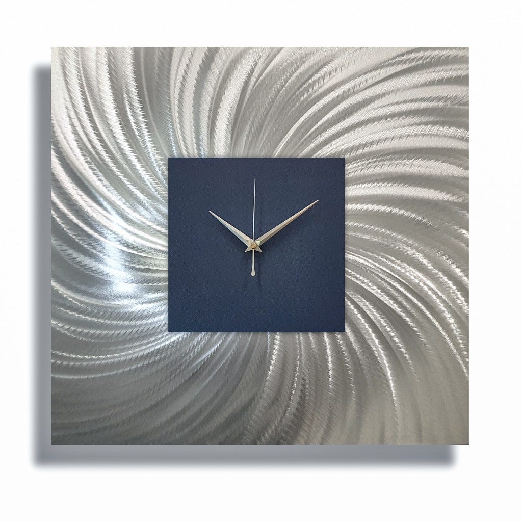 Exploring the Timeless Elegance of Navy Blue Wall Clocks by Modern