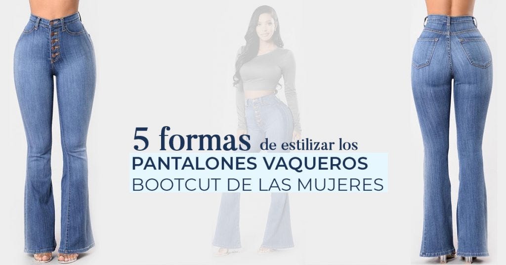 Vaqueros bootcut mujer, Pantalones bootcut