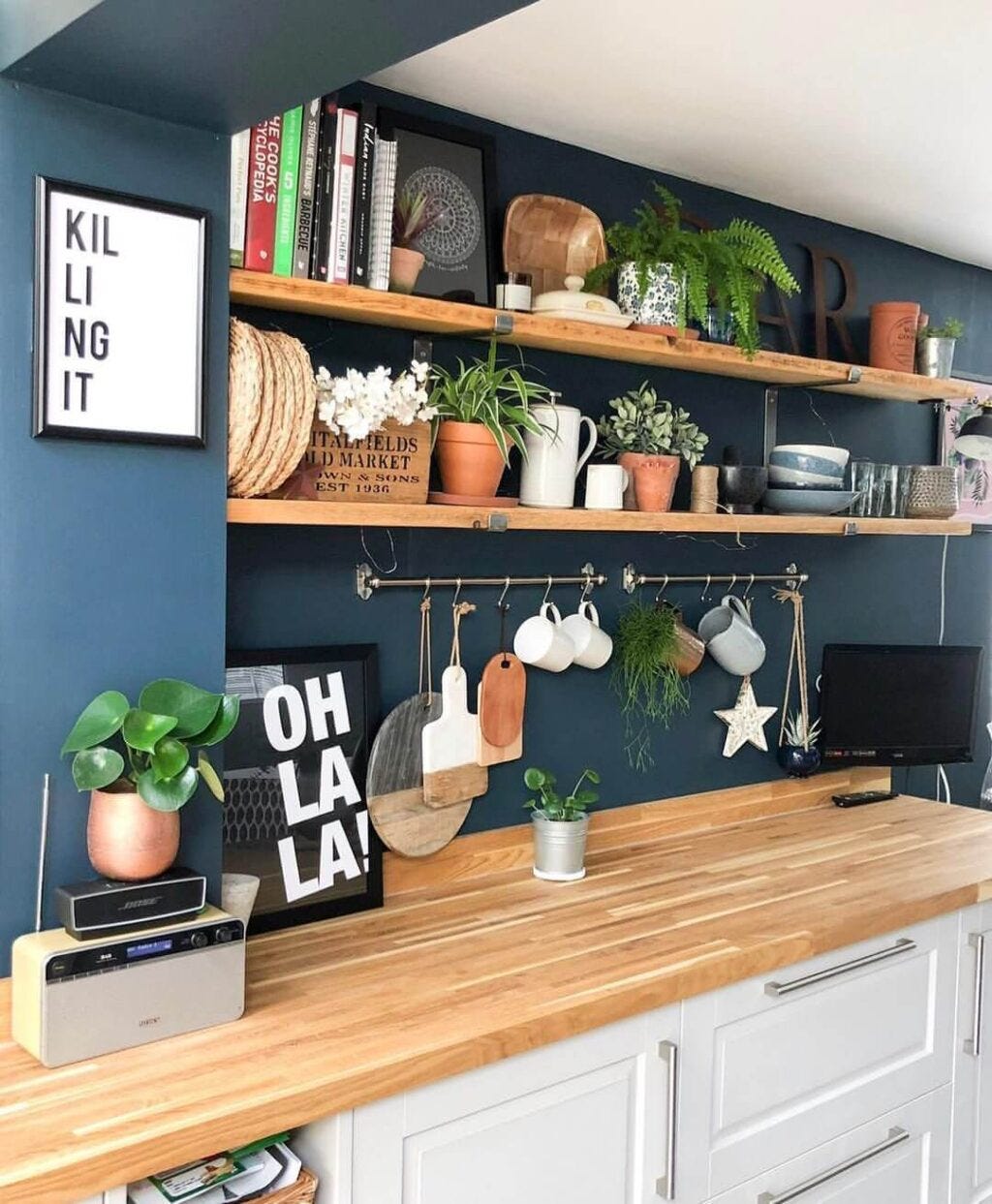 Best Kitchen Wall Decor Ideas. This will includes plants, wall mounted ...