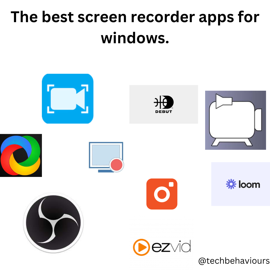 The best screen recorder apps for windows. Tech behaviours Medium