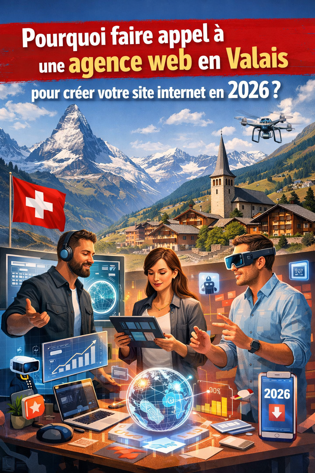 Pourquoi faire appel à une agence web en Valais pour créer votre site internet en 2026